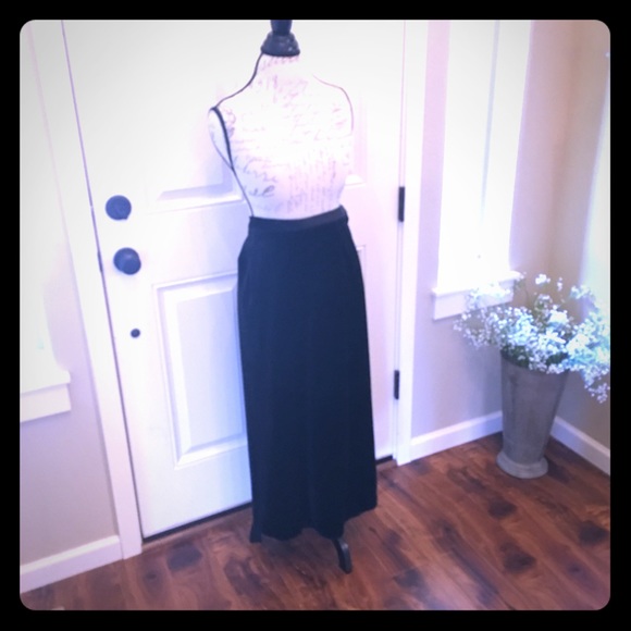 Velvet Long Skirt - Picture 1 of 3